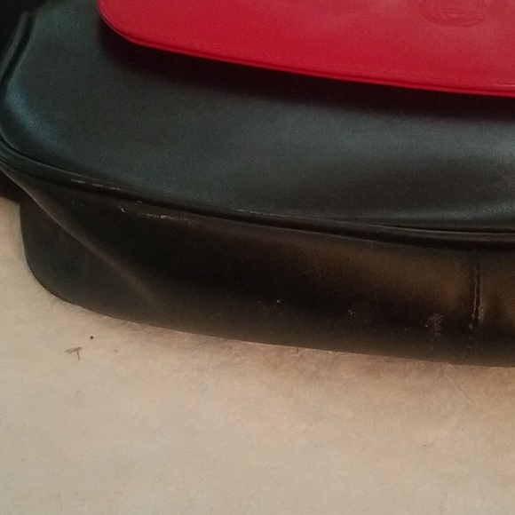 Charmelle Black Leather Handbag / Interchangeable - Picture 3 of 8